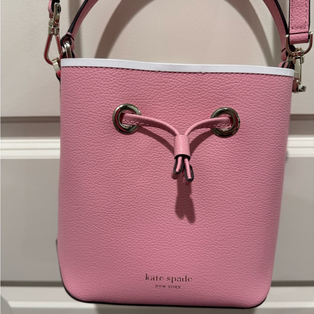 Kate Spade Blush Pink Drawstring Shoulder Bag